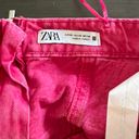 ZARA STRAPLESS PINK DENIM TOP Photo 3