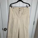 Isabel Marant  dilirok wide leg pinched front ecru trousers pants size 38 Photo 4