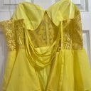 Yellow Prom Dress Size 12 Photo 4