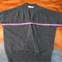 ASTR  the Label Pleated Wrap Sweater Charcoal Medium Wool Blend long sleeves Photo 9