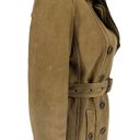 Burberry  Suede Lambskin Shearling Lined Trench Coat Photo 5