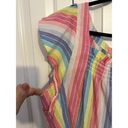 Draper James  RSVP Women's Pastel Striped Flutter Sleeve Top XXL Photo 2