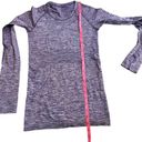 Lululemon  Swiftly Tech Long Sleeve Crew Size 4 Space Dye Heathered Purple Fog Photo 7