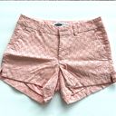 Old Navy  Pink Eyelit Mid Rise Shorts Sz 0 Photo 0