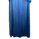 J Jill Purejill Linen Blue Lagonlook Minimalist Maxi Sleeveless Dress XL Tall Photo 8