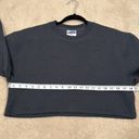 Champion  NWT Boxy Oversized Women Crew Neck Black Sweatshirt Women Small Photo 4