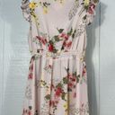 Isabel Maternity  Pink Floral Maxi Dress Size Medium EUC Photo 9