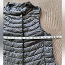 Athleta  Women’s Gray Puffer Vest Full Zip Size Small Photo 6