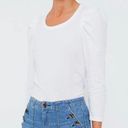 Tuckernuck  Pomander Place VESTY Blouse/Top Puff Sleeve Size XS White Photo 10