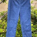 DKNY 👖 CAPRI JEANS Size 8 Side Zip with belt loops & flat front. GUC Photo 0