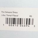 Hill House NWT  The Simone Dress Lilac Tonal Floral XS Photo 10