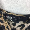 ALLSAINTS  Hera Leopard Print Satin Sleeveless Midi Slip Dress Medium Photo 5