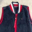 Tommy Hilfiger  Navy Faux Fur Vest size medium Photo 1