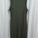 James Perse Standard  Artillery Green Ribbed Knit Tank Dress Sz.3(L) NWT Photo 10