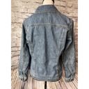 L.L.Bean  Women’s  Lined Jean Jacket Denim Button Size M Photo 3