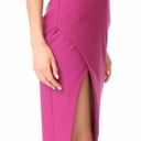 Cinq à Sept Cinq a Sept Yael Cut Outs Halter Midi Dress Orchid Pink Muted Mauve Long Slit 10 Photo 5