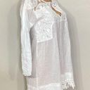 PilyQ New.  Water Lily White tunic. XS/S Regularly $134 Photo 6