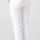 J Brand White Denim Cropped Jeans Photo 1