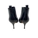 Brian Atwood  Vernice Vogue Heeled Booties in Black Leather Size 38.5 Photo 3