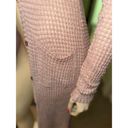 Double Zero  Women's Pink Knit Long Button Down Cardigan Sweater Size S Blush Photo 6