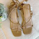 Madden Girl NWOT  Tan Sorrin Lace Up Sandals Photo 2