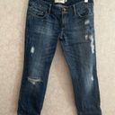 Abercrombie & Fitch  women's size 2 cropped jeans Photo 1