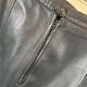 Roots  Butter Soft Black Leather Skirt Photo 11