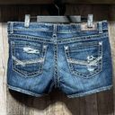 BKE  Stella Ripped Denim Shorts Photo 1