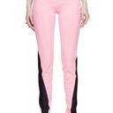 MUGLER Two Tone Twist Panel High Rise Denim Stretch Jeans Pink Black FR 40 US 8 Photo 14