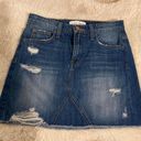 Lmae boutique Jean Mini Skirt Photo 0