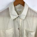 The Row All Off White Sheer Button Up Photo 3