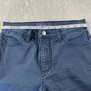 NYDJ  Flared Pants Womens‎ Size 4 Blue Relaxed Lift Tuck Slimming Short Casual Photo 4