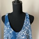 Moon Kiss  Blue/White Floral Romper Size Small Like New Photo 1