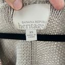 Banana Republic  Women's Taupe/Grey Sleeveless Chunky Knit Sweater Size XS Photo 6