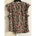 ZARA  - women’s multicolored floral pop over blouse, XS Photo 2