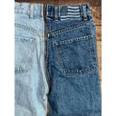 Revice Denim Revice Women’s Size 26 Yin Yang Crops Tokyo Wash Two Tone Zip Around Denim Jeans Photo 3