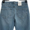 INC  Petite SZ 8P Delancey Straight Jeans High-Rise Button-Fly Distressed Stacked Photo 4