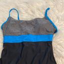 Speedo  Swimsuit size 8 BNWOT gray, black and blue color very pretty Photo 9