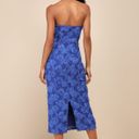 Lulus Lulu’s Blue 3D Flower Dress Photo 2