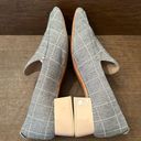 AD & Daughters A.D & Daughters Women's Loafers Greyton Grey Blush Plaid Patent Heel Size 8 Photo 4