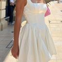 Commense White Flowy Dress Photo 0