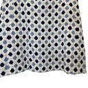 Boden Women's White with Light and Dark Blue Patterned Tweed Lined Skirt Size 8L Photo 5