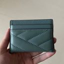 Tory Burch NWT  Kira chevron Card Holder In Artic Blue Photo 3