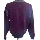 Purple Snow Vtg Demetre Womens Medium Wool acrylic blend Ski Sweater    Hong Kong Photo 1