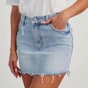 Denim Mini Skirt Size M Photo 0