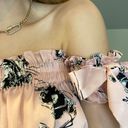 MISA Los Angeles Laiyin Floral Print Off The Shoulder Ruffle Dress Photo 5