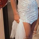 Selfie Leslie ABOUT LAST NIGHT SEQUIN MINI DRESS SILVER Photo 2