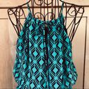 Sweet Storm green and blue sleeveless summer Dress size Medium Photo 3