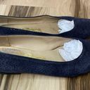 Salvatore Ferragamo Vintage  Navy Blue Suede Almond Toe Slip on Shoes Photo 1