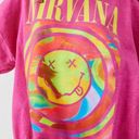 Urban Outfitters nirvana pink sweatshirt  Photo 0